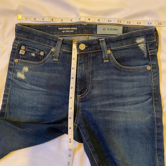 AG The Legging Ankle super skinny jeans size 26 Adriano Goldschmied - Picture 13 of 16